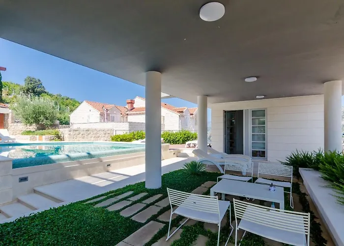 Modern Luxury With Swimming Pool - Bayside View 杜布罗夫尼克
